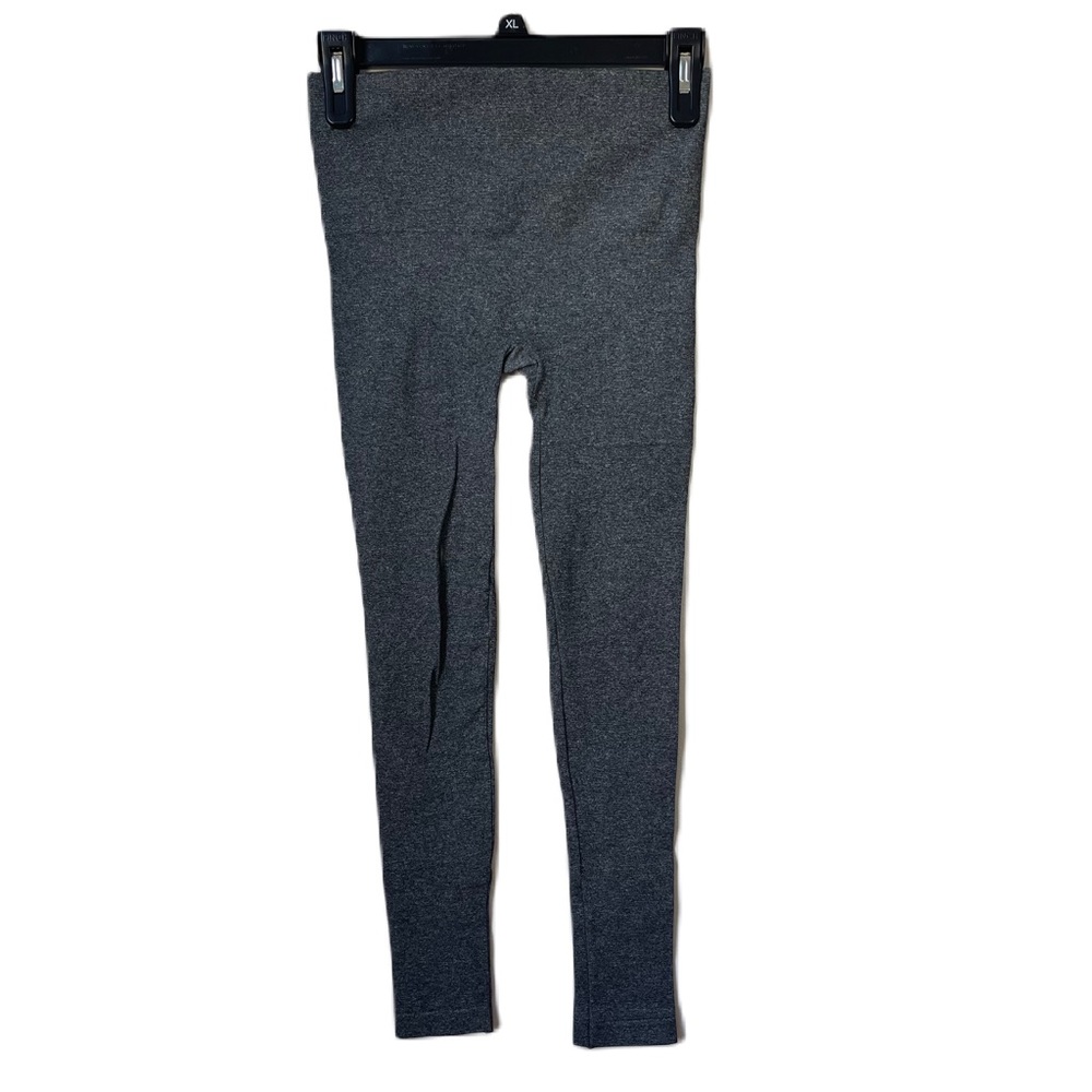 Spanx look at me now seamless legging size S heather charcoal grey athletic pant